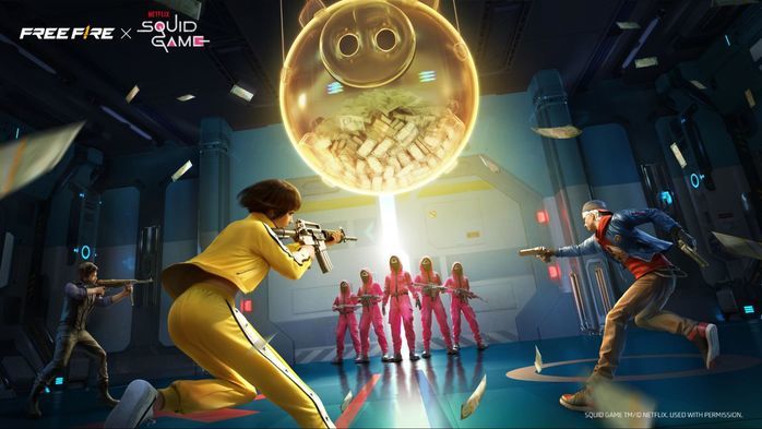 QQLive App - Bước vào vũ trụ Squid Game của Netflix trong Garena Free Fire